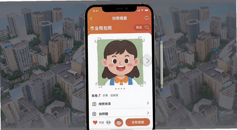 作业帮拍照搜题界面预览图