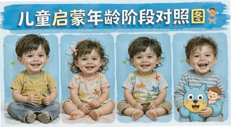 儿童启蒙年龄阶段对照图