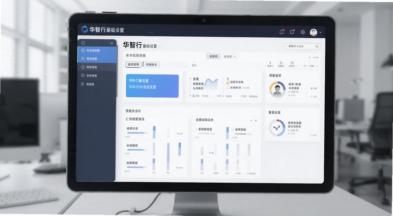 华智行基础设置界面预览图