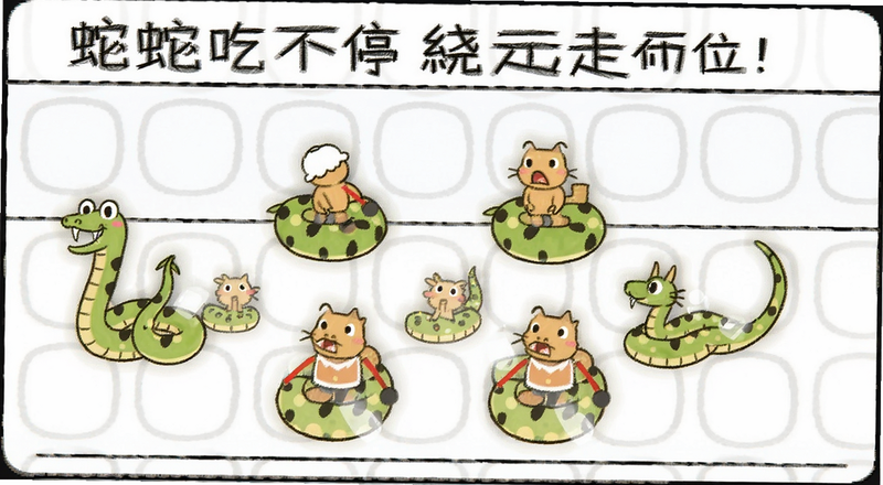 蛇蛇吃不停边缘绕行走位示意图