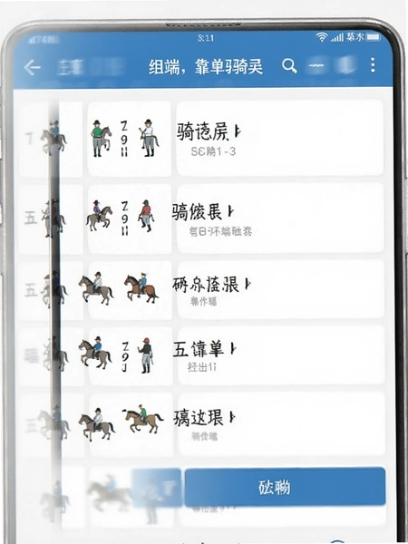 靠谱骑兵骑手端订单列表操作界面示意图