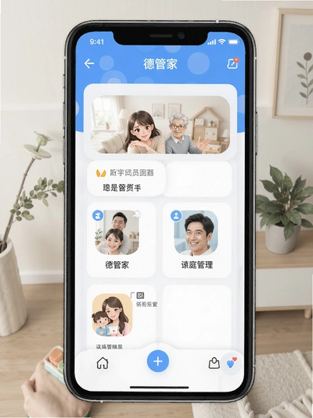 �¹ܼ�APP��ͥ��Ա��������ʾ��ͼ