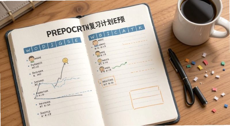 背单词复习计划表预览图