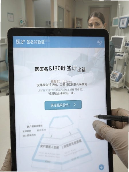 ҽ��ǩǩ����֤������ʾҳ��
