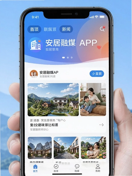 安居融媒APP新闻首页界面