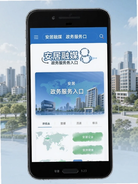 安居融媒政务服务入口页面
