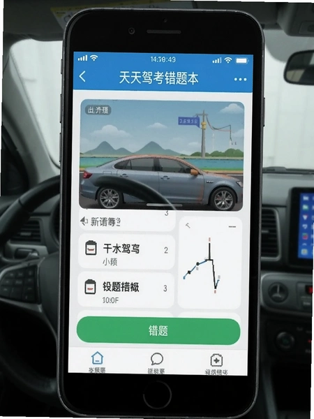 天天驾考错题本界面截图