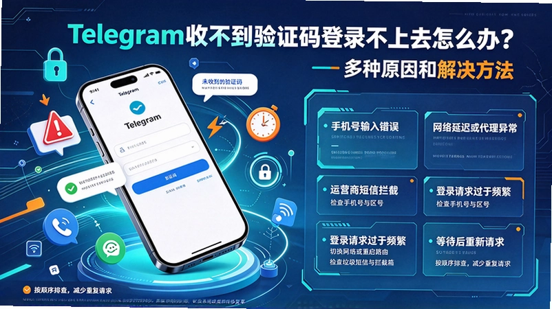 Telegram�ղ�����֤���¼����ȥ��ô�죿����ԭ��ͽ��������ͼ