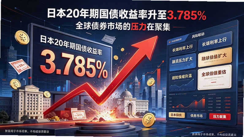 �ձ�20���ڹ�ծ����������3.785%-ȫ��ծȯ�г���ѹ���ھۼ���ͼ