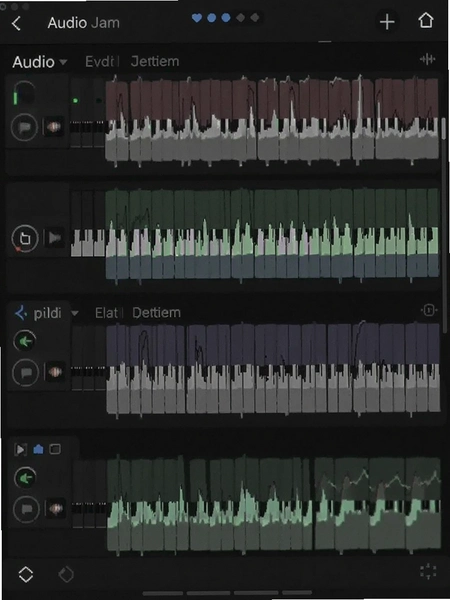 Audio Jam分轨界面截图
