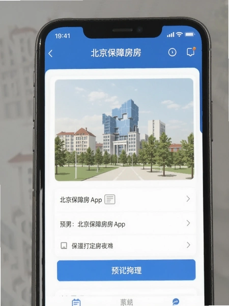 北京保障房app业务办理页面预览图