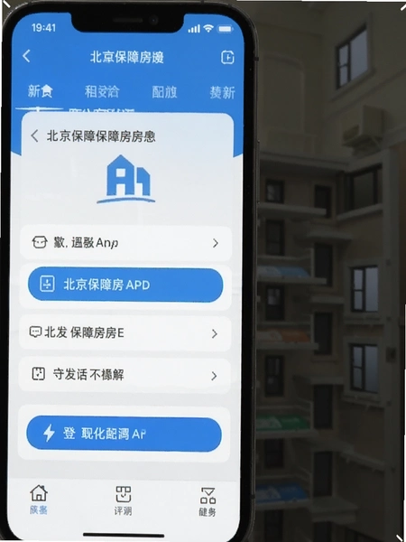 北京保障房app配租登记界面
