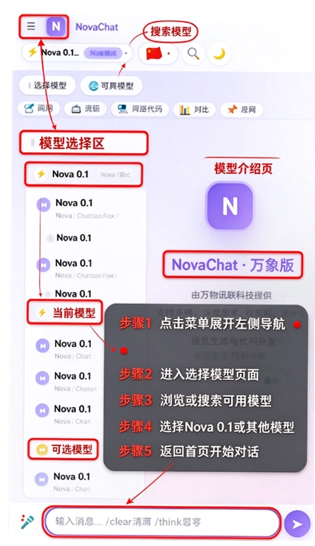 NovaChat AI�������ؽ�ͼ