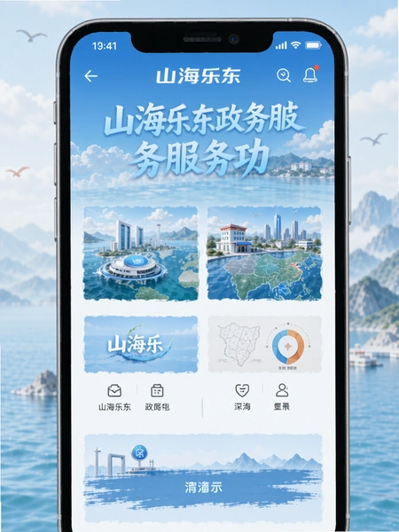 山海乐东政务服务功能页面