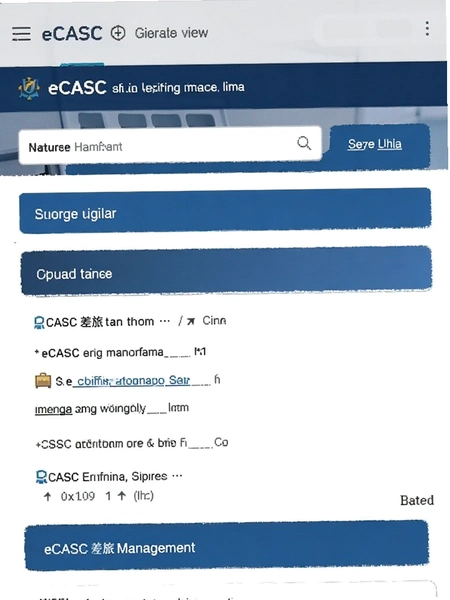 eCASC���ù�����Ʊҳ���ͼ