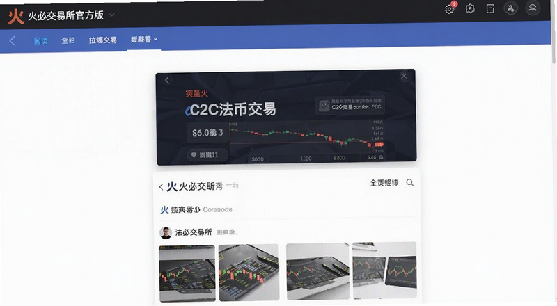 火必交易所官方版C2C法币交易页面