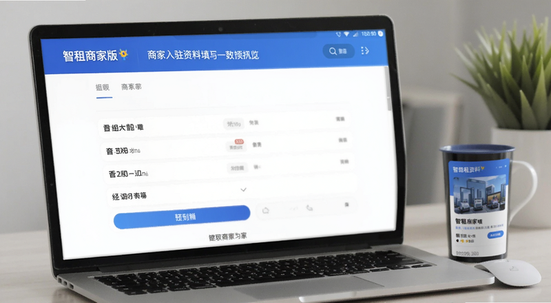 智租商家版商家入驻资料填写界面预览图