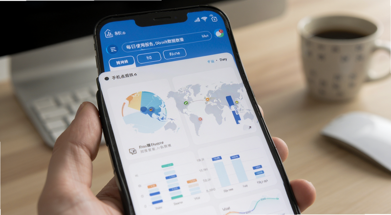 手机每日使用报告数据统计预览图