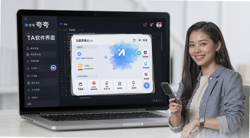 夸夸TA软件界面功能展示图