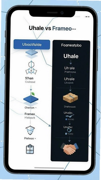 Uhale与Frameo功能对比界面