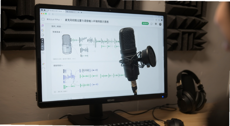 麦克风权限设置与语音输入环境排查示意图预览图