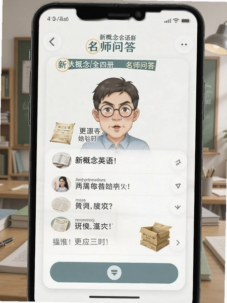 新概念英语全四册名师问答界面