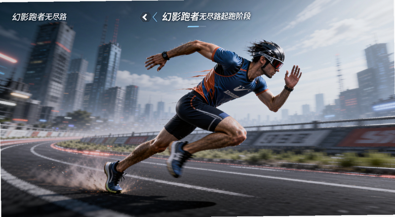 幻影跑者无尽路起跑阶段界面预览图