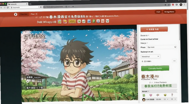 春木漫画官方免费版下载页面预览图