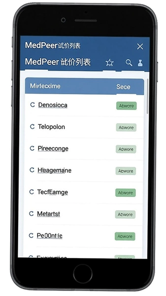 MedPeer�Լ��ȼ��б�����