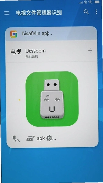 �����ļ�������ʶ��U��apk����