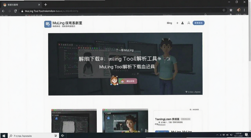 MuLing Tool解析工具下载页面预览图