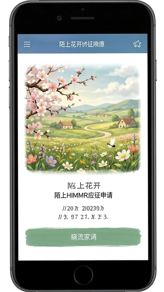 陌上花开HIMMR应征申请界面