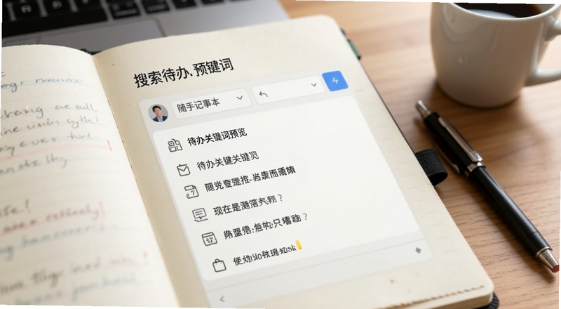 随手记事本搜索待办关键词预览图