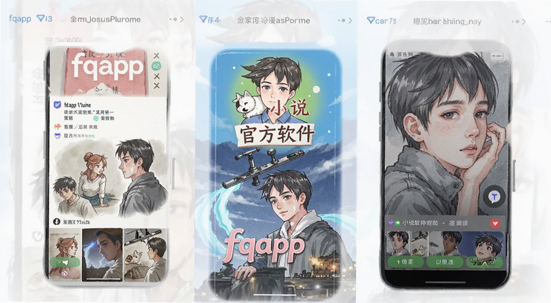 fqapp小说漫画软件官方版阅读界面预览图