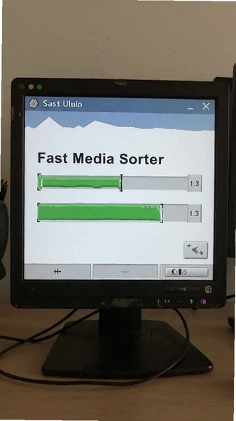 Fast Media Sorter 扫描进度界面