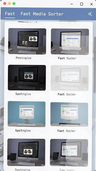 Fast Media Sorter 分类预览列表