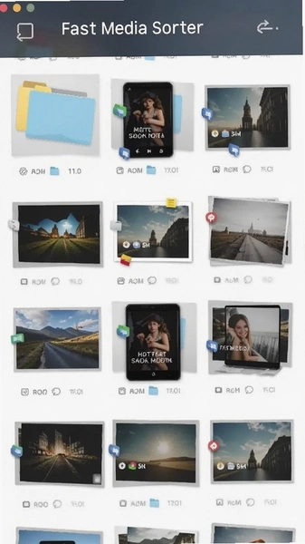 Fast Media Sorter 整理后的相册目录