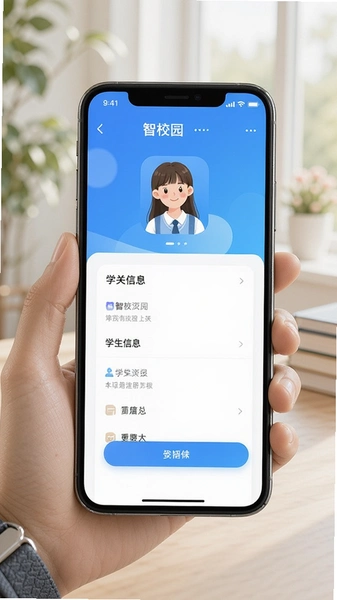 ��У԰app����ѧ����Ϣҳ��