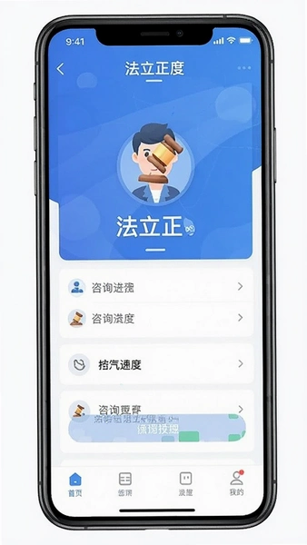 法立正app咨询进度页面
