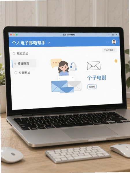 个人电子邮箱帮手 多账号添加界面
