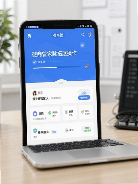 微商管家人脉拓展功能操作界面展示图