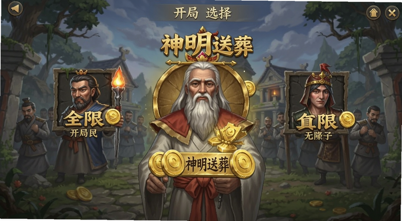 神明送葬无限金币版开局角色选择界面预览图