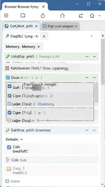 ContinueBrowser��������ǩҳ�ڴ�ռ�ý�ͼ
