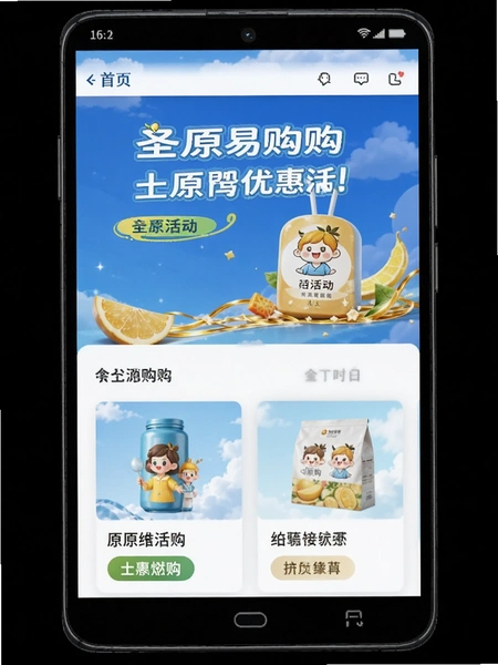 圣原易购优惠活动页面