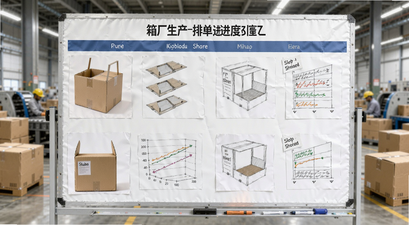纸箱厂生产排单进度看板预览图