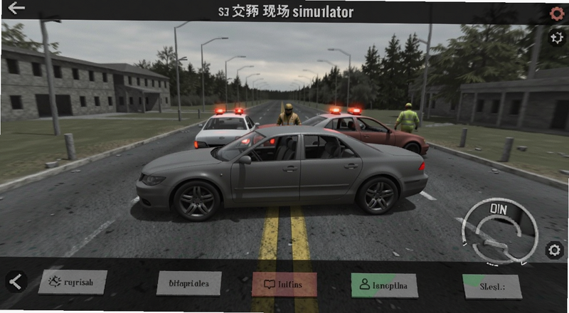 车祸现场模拟器操作界面预览图