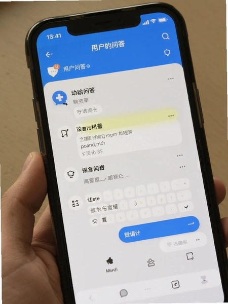 处理网APP用户问答界面