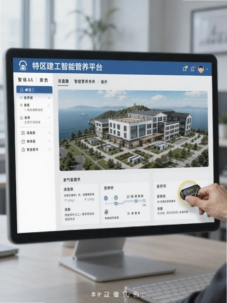特区建工智慧管养平台操作界面