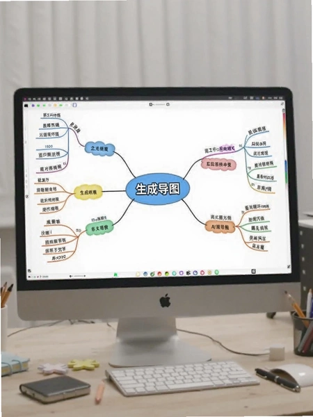 思维导图Mind简作AI生成导图效果展示图