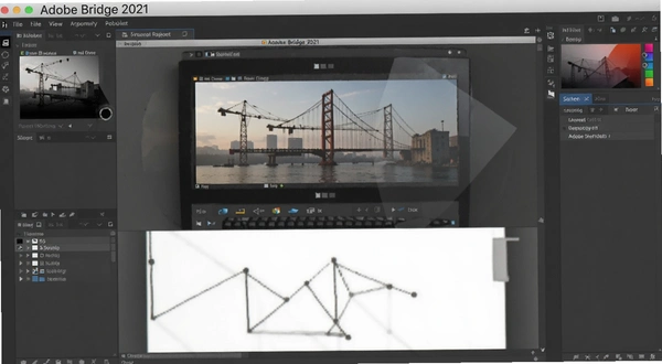 Adobe Bridge 2021界面布局